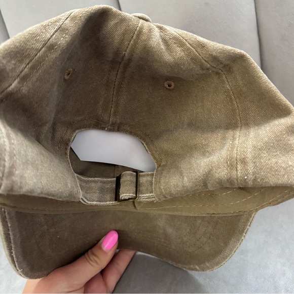 Dog Mom Tan Adjustable Hat - Picture 3 of 3